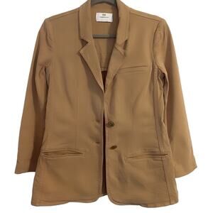 Current Elliott Jacket Women's Size XS‎ Gold Button Detail Pockets Blazer